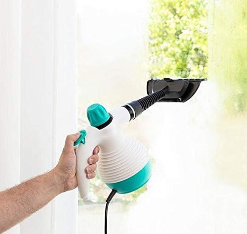 Steany - Limpiador de vapor de mano multiusos 9 en 1 con accesorios, 0,35 l, 3 bar, 1000 W