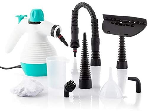 Steany - Limpiador de vapor de mano multiusos 9 en 1 con accesorios, 0,35 l, 3 bar, 1000 W